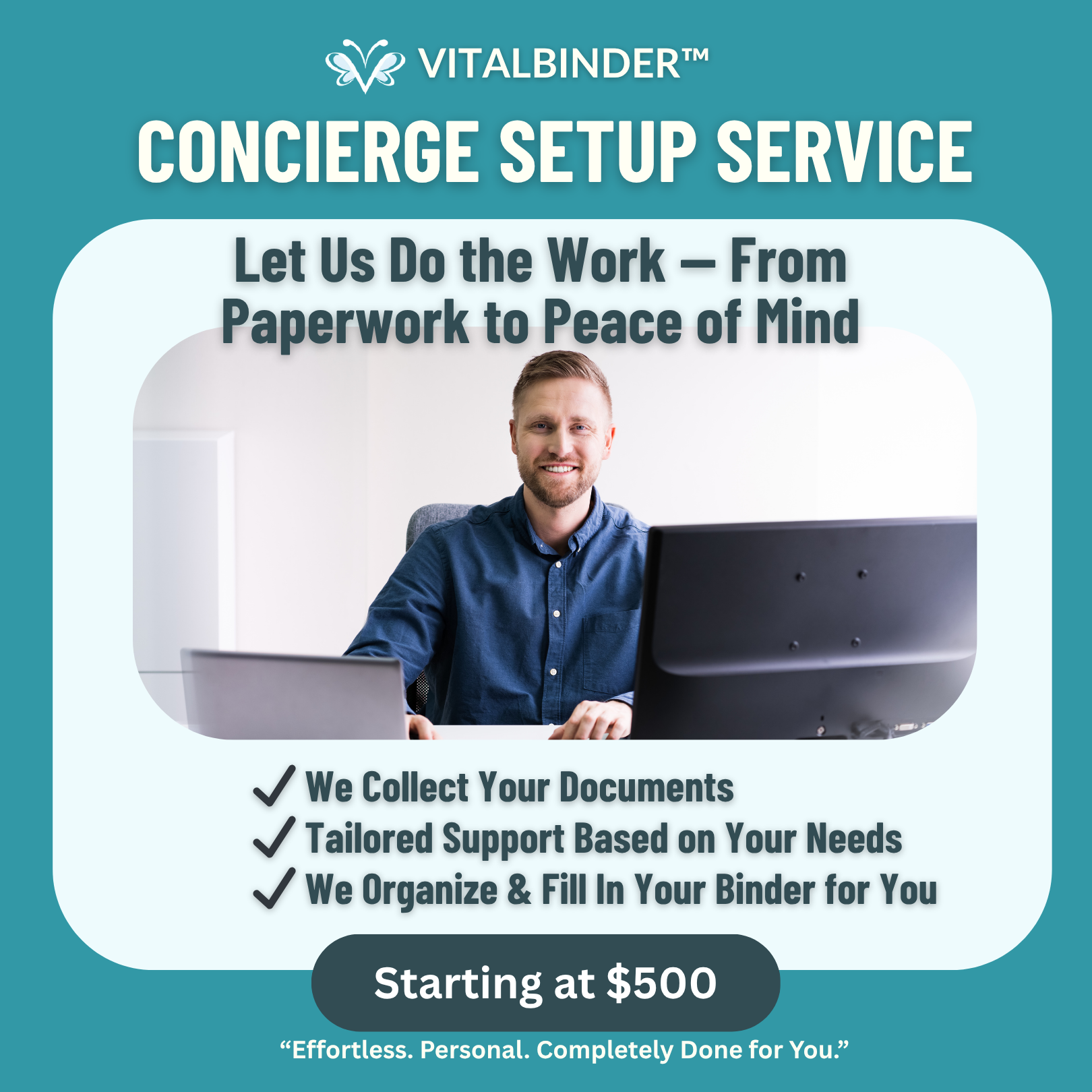 concierge full service setup