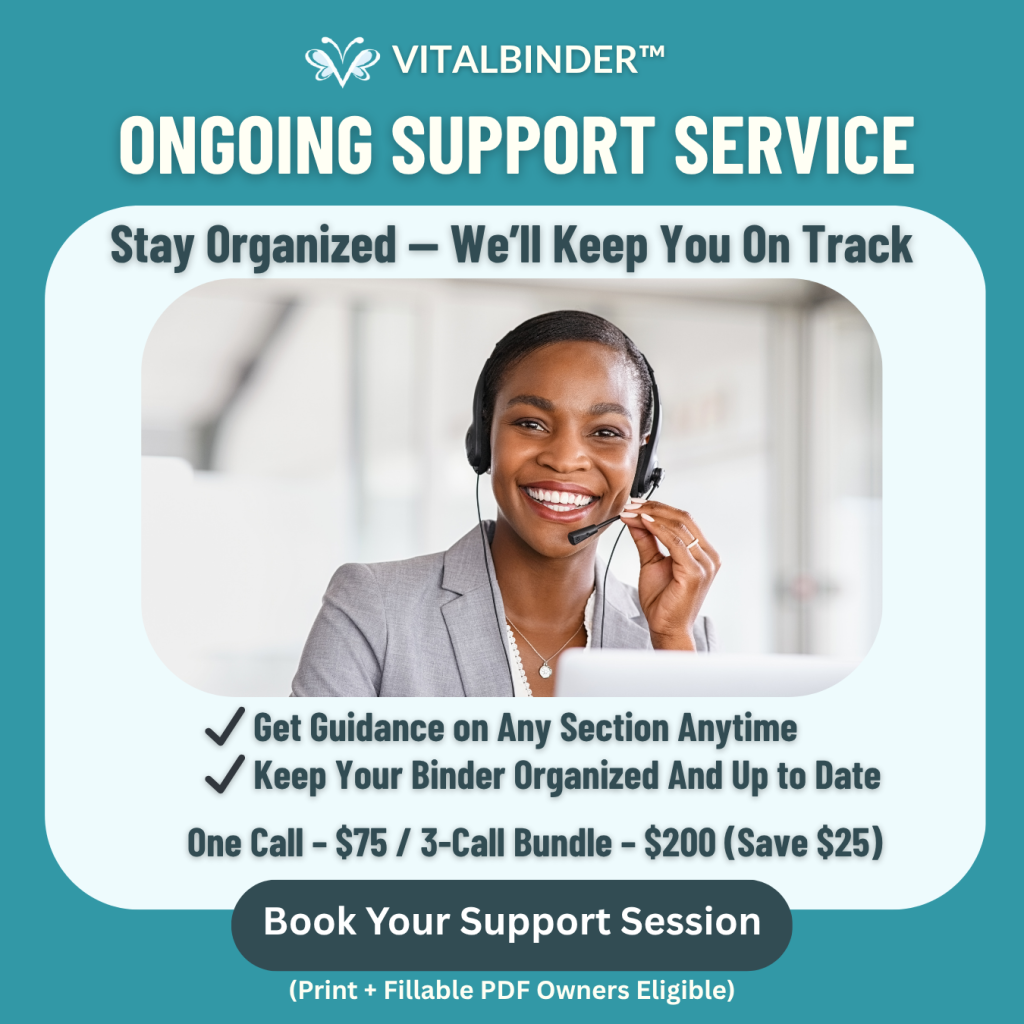 ongoing support calls poster